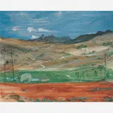Paisagem mineira by Alberto da Veiga Guignard, ÓLEO SOBRE MADEIRA, offered Aug 2008