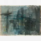 Tomie Ohtake, Sem título, Guache e nanquim sobre papel