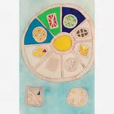 Sem título by Mira Schendel, Têmpera sobre papel, offered Aug 2008