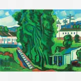 Paisagem de Mariana by Inimá de Paula, Óleo sobre tela, offered Aug 2008