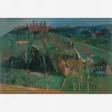 Emeric Marcier, Paisagem, Óleo sobre tela