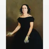 Retrato de mulher by Agostinho José da Mota, Óleo sobre tela, offered Aug 2008