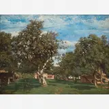 Vinet, Casa de caça de D. Pedro, ÓLEO SOBRE MADEIRA