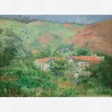 Gustavo Dall'Ara, Paisagem com figura e casas