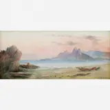 Balliester, Morro dois irmãos e Pedra da Gavéa, Óleo sobre tela