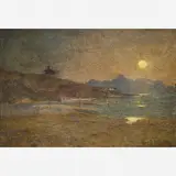 Vista do Rio de Janeiro á noite by Milton Dacosta, Óleo sobre tela, offered Aug 2008