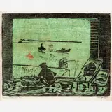Oswaldo Goeldi, Mar Calmo, Xilogravura