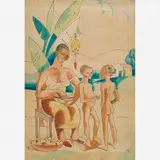 Ismael Nery, Mãe e Filhos, Aquarela