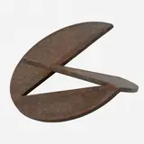 Sem Título by Amílcar de Castro, Escultura de aço corten, offered May 2008