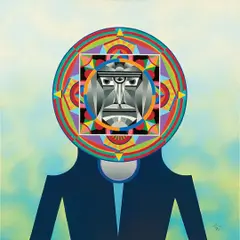 Entidade by Roberto Magalhães, Óleo sobre tela, offered May 2008