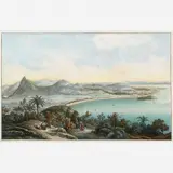 Friedrich Hagedorn, Rio de Janeiro - A cidade, o Catete, Botafogo, St. Clemente (da Babilonia), Litografia