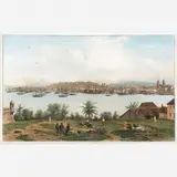 Eugène Cicére, Rio de Janeiro - lha das cobras, Litografia