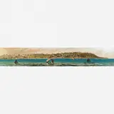 Kretschmar, Panorama da cidade de Salvador - Bahia, Litografia