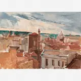 Emeric Marcier, Paisagem, Óleo sobre tela