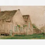 Eliseu Visconti, Paisagem Européia, Óleo sobre tela