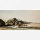 Praia de Boa Viagem by Giovanni Battista Castagneto, Óleo sobre tela, offered May 2008