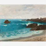 Marinha by João Batista da Costa, ÓLEO SOBRE MADEIRA, offered May 2008