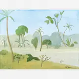 Rebolo, Paisagem, Óleo sobre tela