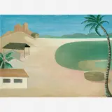Rebolo, Paisagem, Óleo sobre eucatex