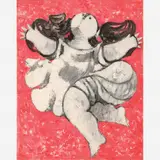Menina by Milton Dacosta, Óleo sobre tela, offered Nov 2007