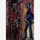 Vitrina by Iberê Camargo, ÓLEO SOBRE MADEIRA, offered Nov 2007