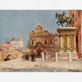 Latour, Veneza, ÓLEO SOBRE MADEIRA