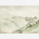 Paisagem by Alberto da Veiga Guignard, Aquarela e nanquim sobre papel, offered Nov 2007
