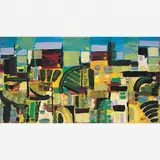 Favela by Aloísio Sergio Magalhães, Óleo sobre tela, offered Aug 2007