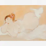 Venus e pássaro by Milton Dacosta, Óleo sobre tela, offered Aug 2007