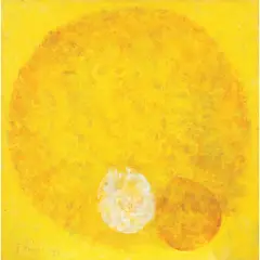 Sem título by Tomie Ohtake, Óleo sobre tela, offered Aug 2007