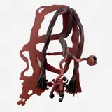 Raizes by Frans Krajcberg, Escultura em madeira pintada, offered Aug 2007