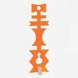 Rubem Valentim, Sem título, Escultura em madeira pintada
