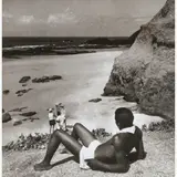 Pierre Verger, Pancetti pintando na praia, Fotografia em P&B