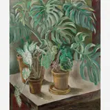 John Graz, Mesa com plantas