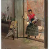 Pedro Weingärtner, Voltando da colheita, Óleo sobre tela