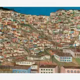 Carlos Lousada, Favela, Óleo sobre tela