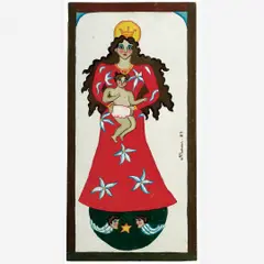 Madona by Mirian, ÓLEO SOBRE MADEIRA, offered Apr 2007