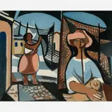 Pescador by Di Cavalcanti, Óleo sobre tela, offered Apr 2007