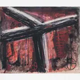Daniel Senise, Sem titulo, Óleo sobre papel