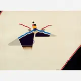 Roberto Magalhães, Nave na 41ª dimensão, Aquarela sobre papel