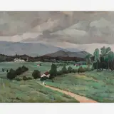 Bustamante Sá, Paisagem, Óleo sobre tela