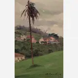João Batista Bordon, Paisagem, Óleo sobre tela