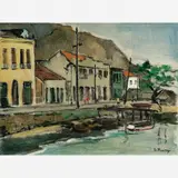 Sílvio Pinto, Ponta da Areia, Óleo sobre tela