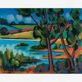 São Francisco - A Lagoa by Inimá de Paula, Óleo sobre tela, offered Apr 2007