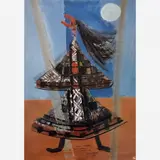 Índia Carajá by Candido Portinari, ÓLEO SOBRE MADEIRA, offered Nov 2006