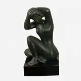 Mulher ao Espelho by Bruno Giorgi, Escultura em bronze, offered Nov 2006