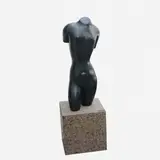 Torso by Bruno Giorgi, ESCULTURA EM MÁRMORE NEGRO BELGA, offered Nov 2006