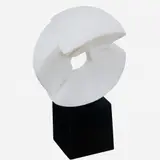Meteoro by Bruno Giorgi, Escultura em mármore branco de carrara, offered Nov 2006