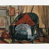 Kaminagai, Interior, Óleo sobre tela