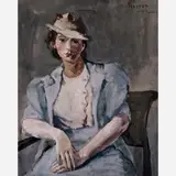 Haydéa Santiago, O Vestido Novo, Óleo sobre tela